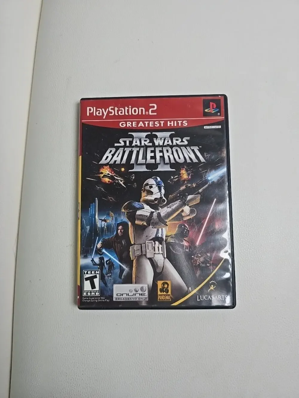PlayStation 2 Star Wars Battlefront Greatest Hits CD Rom DISC with booklet